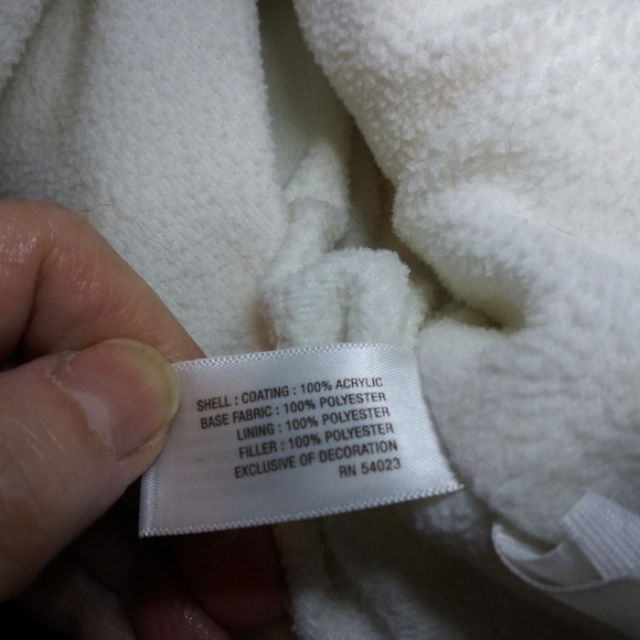 Old Navy Hippie/Boho Multicolored Peace Sign Fleece Lined Puffer Vest - Picture 4 of 6